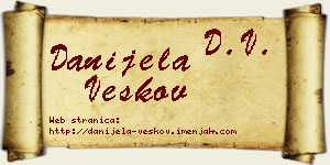 Danijela Veskov vizit kartica